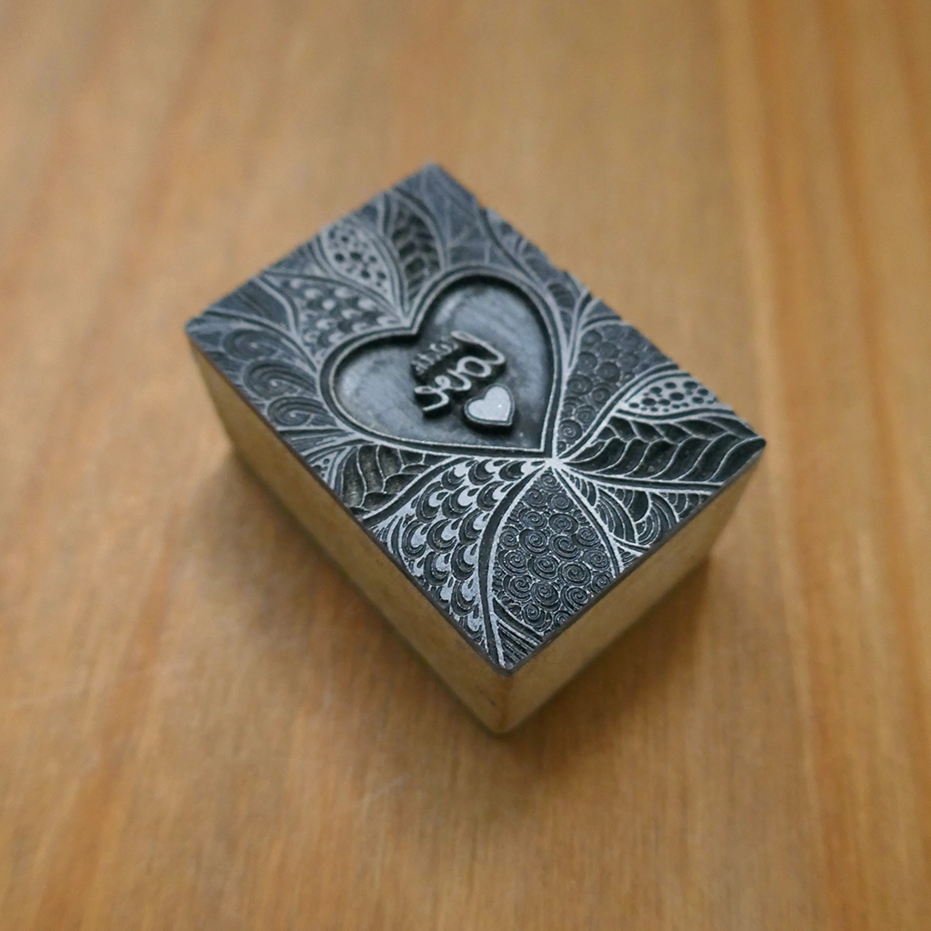 With Love Swirl Motif